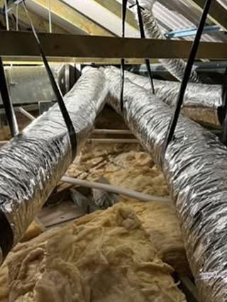 Suspended ducting - Ducted install · Perth