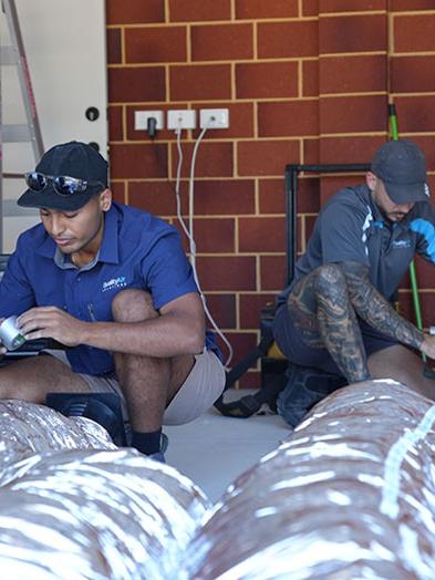 Ductwork prep - Ducted install · Perth