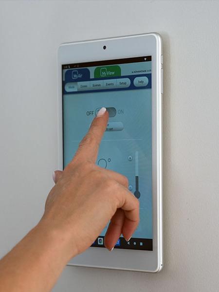 MyAir zone controller installed by Quality Air Solutions